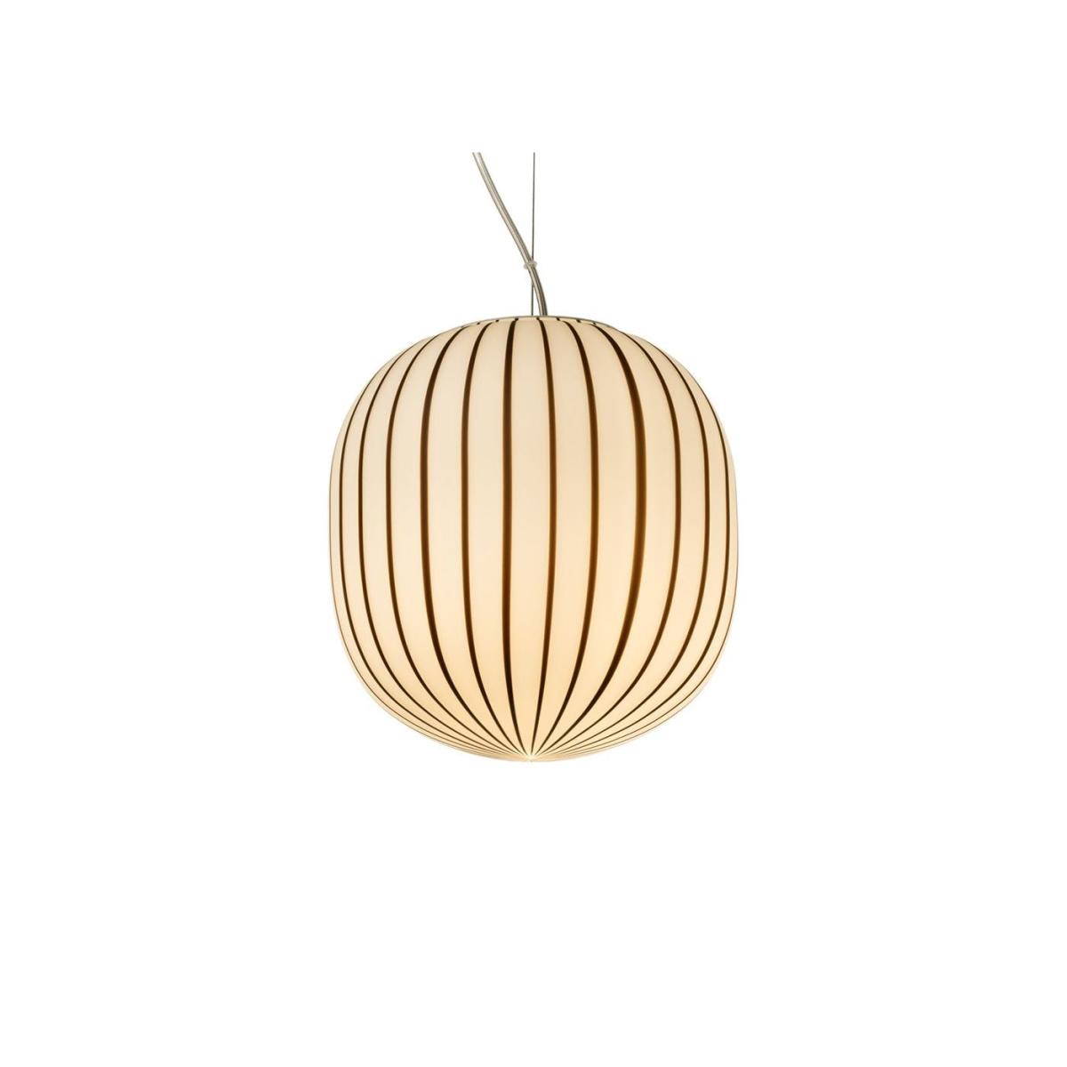 Established & Sons Filigrana S4 Ellipse Pendant Light White/Tobacco – image 7