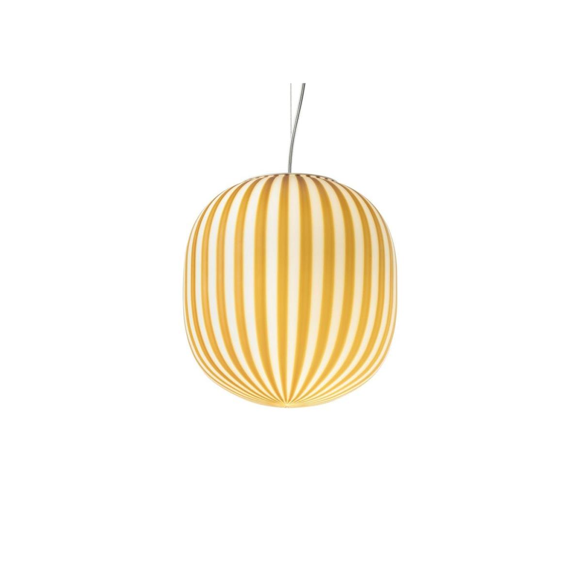 Established & Sons Filigrana S4 Ellipse Pendant Light White/Tobacco – image 8