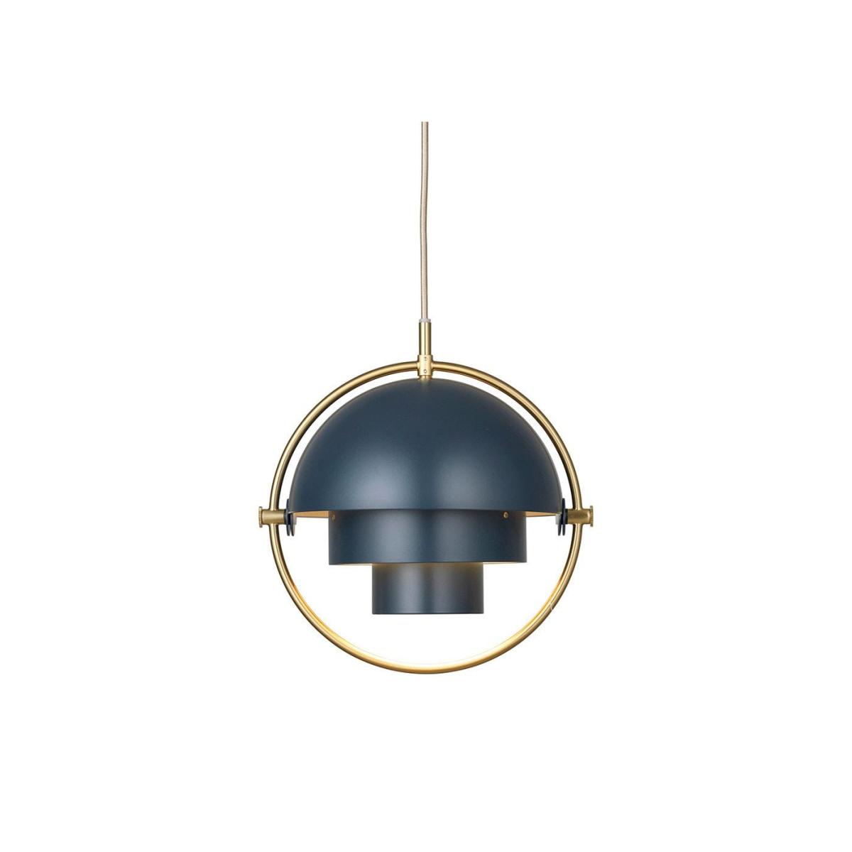 Gubi Multi Lite Pendant Brass White Shade Small – image 4