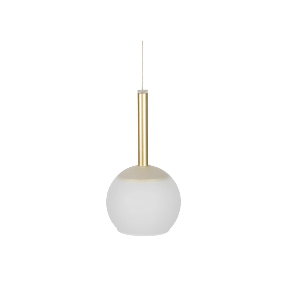 Heal's Disc LED Pendant Satin Gold – image 2