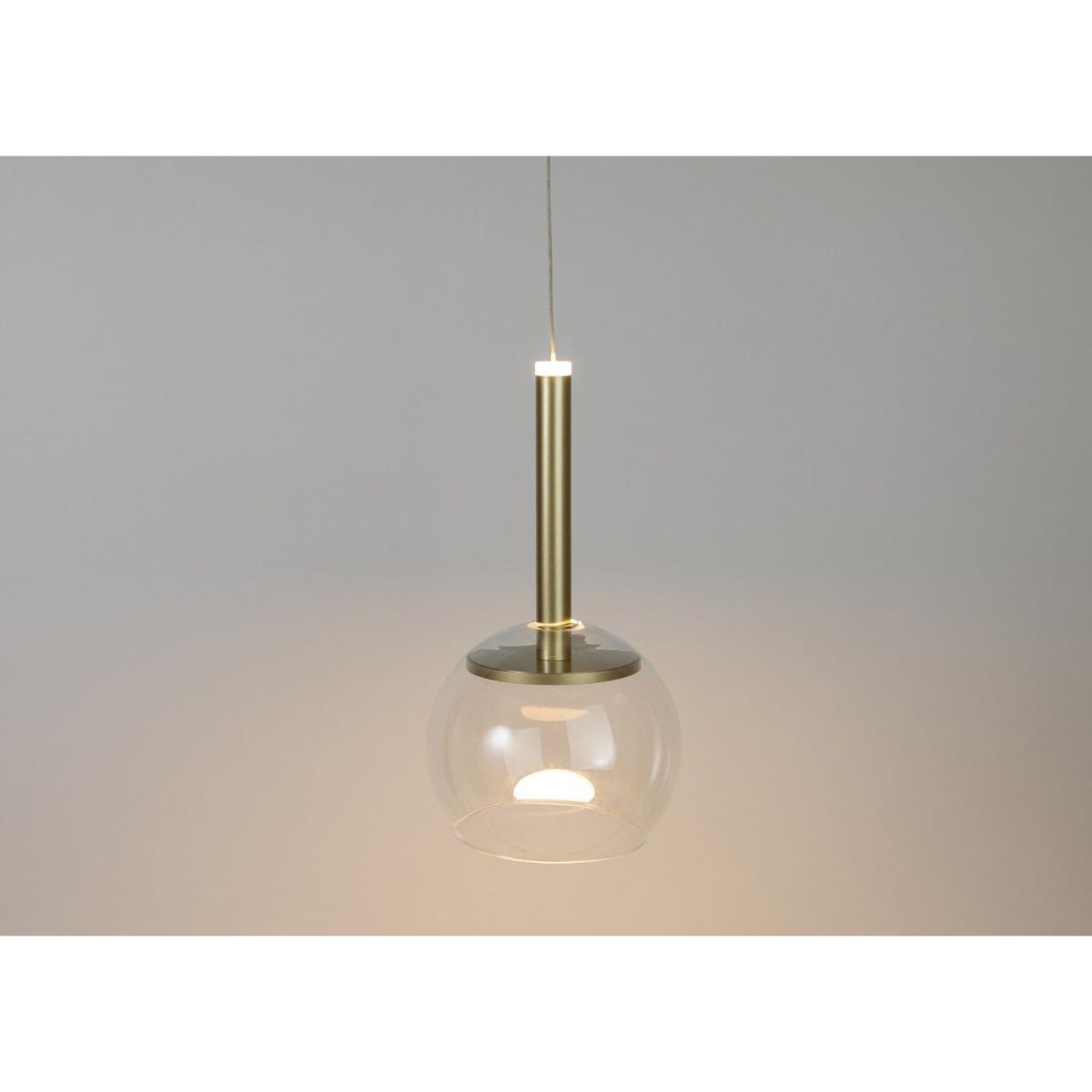Heal's Disc LED Pendant Satin Gold – image 4