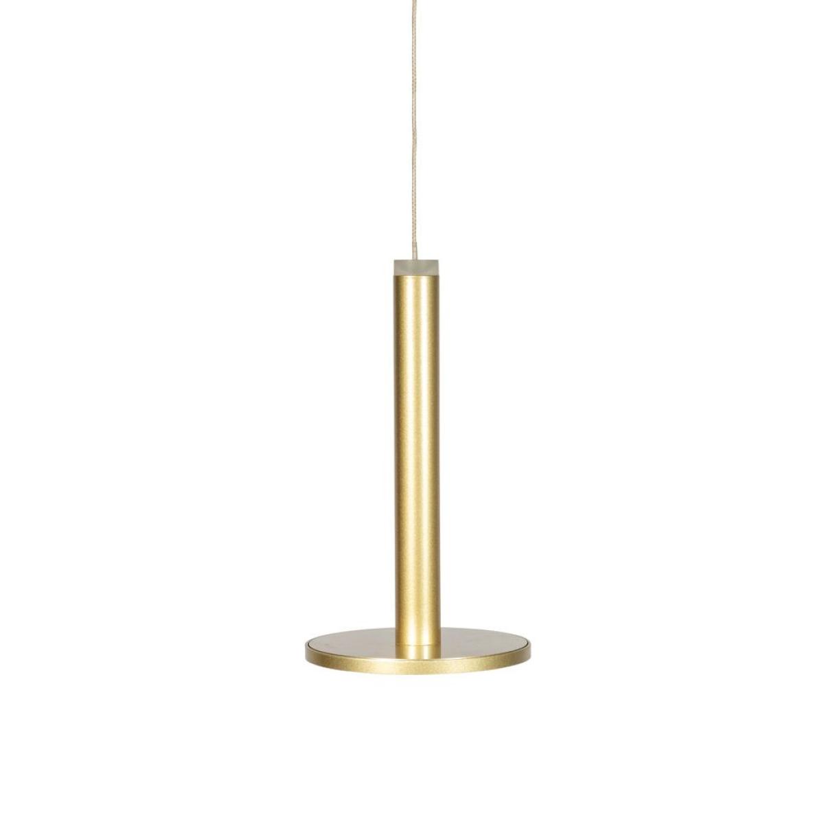 Heal's Disc LED Pendant Satin Gold – image 7