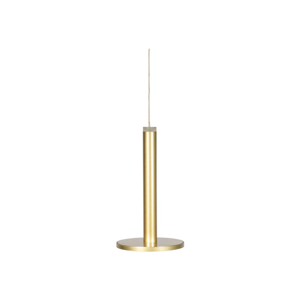 Heal's Disc LED Pendant Satin Gold – image 1