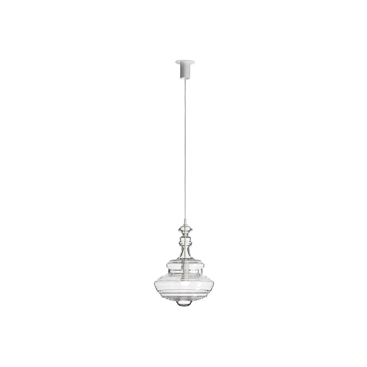 Lasvit Neverending Glory Pendant Light Bolshoi Clear Small - Heal's UK Lighting – image 1