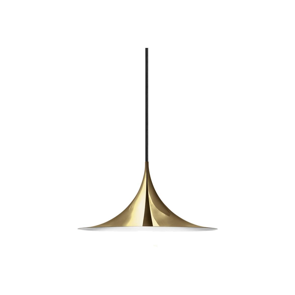 Gubi Semi Pendant Ø47 Anthracite Grey - Heal's UK Lighting – image 1