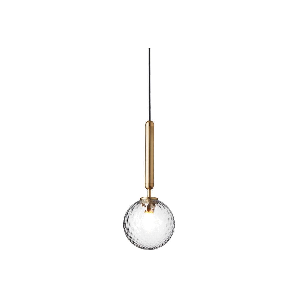 Nuura Miira 1 Pendant Light Brass Optic Clear Shade - Heal's UK Lighting – image 1