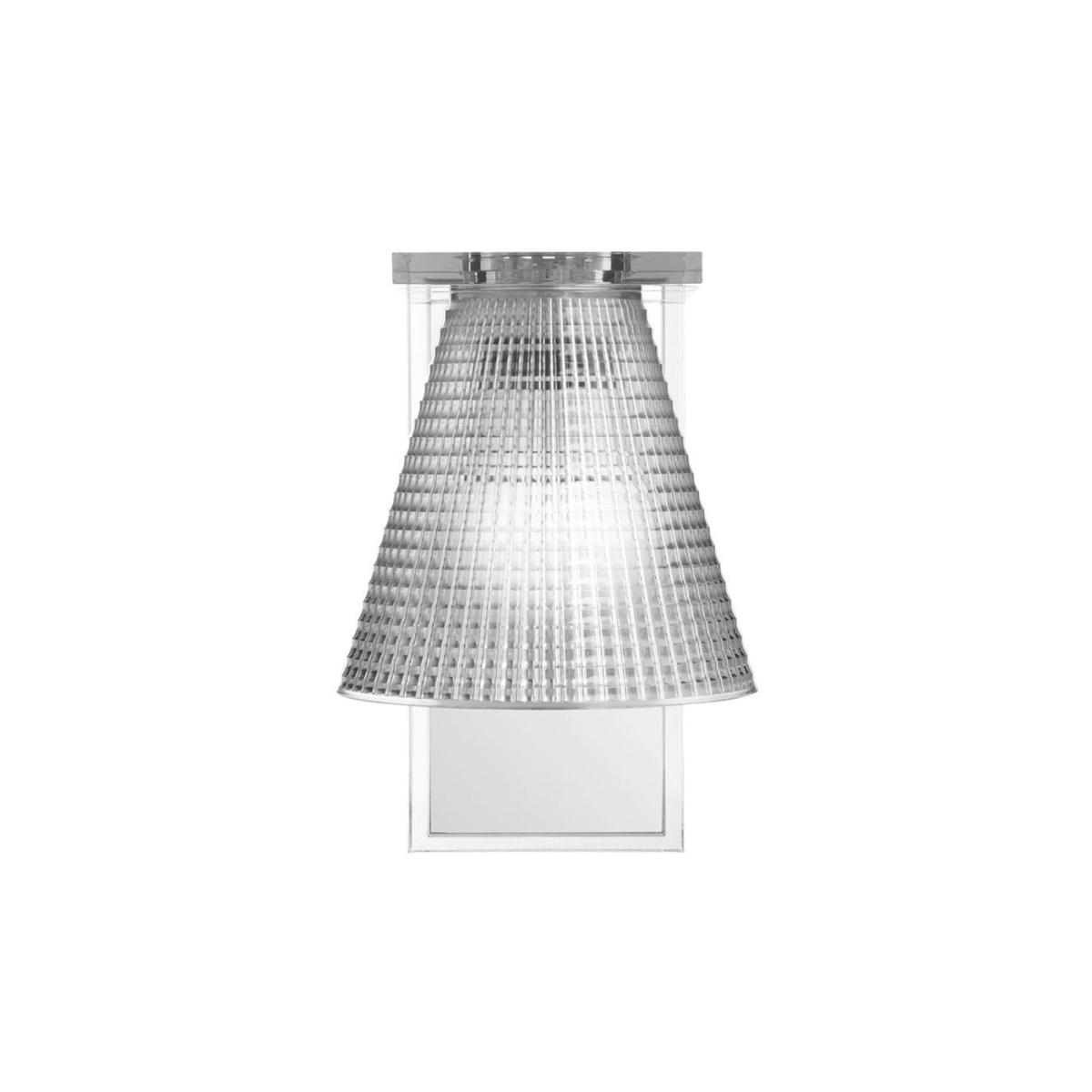 Kartell LightAir Wall Light Crystal and Beige Fabric - Heal's UK Lighting – image 2