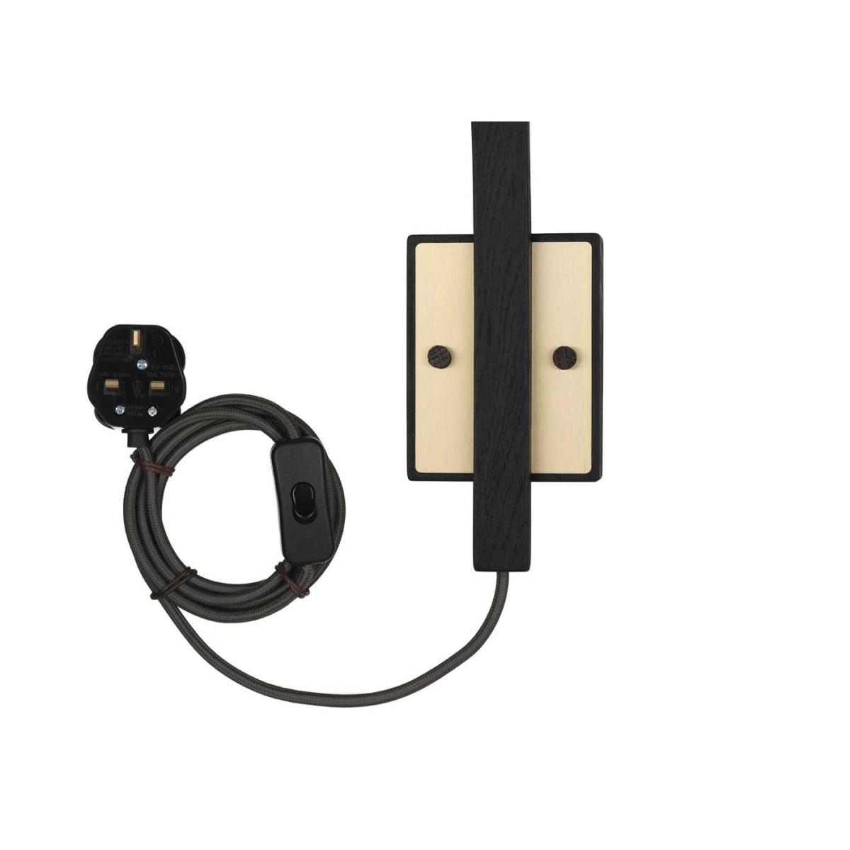 Tom Raffield Wheal Noctis Wall Light Black - Heal's UK Lighting – image 2