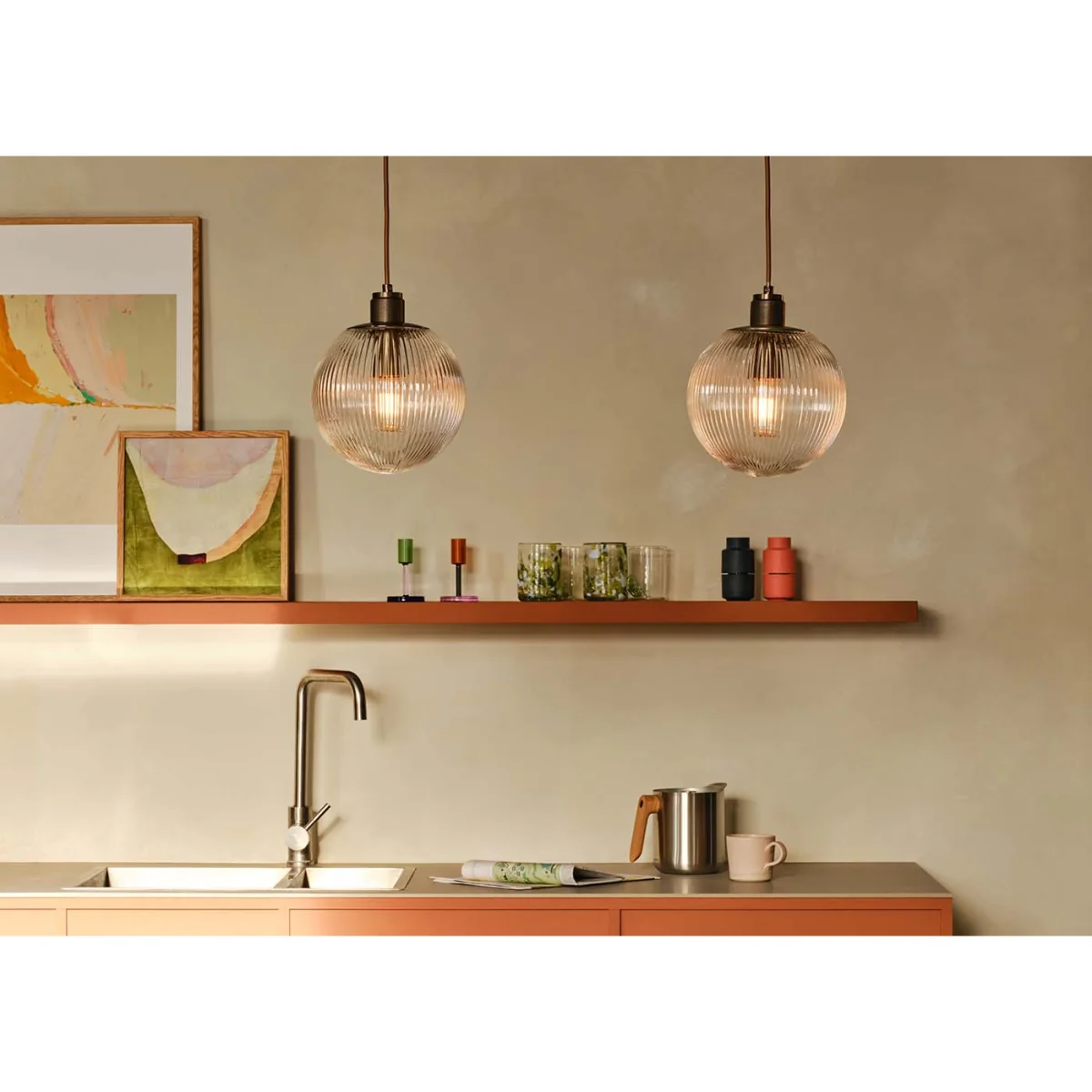 Heal's Mortimer Prismatic Globe Pendant Light – image 2