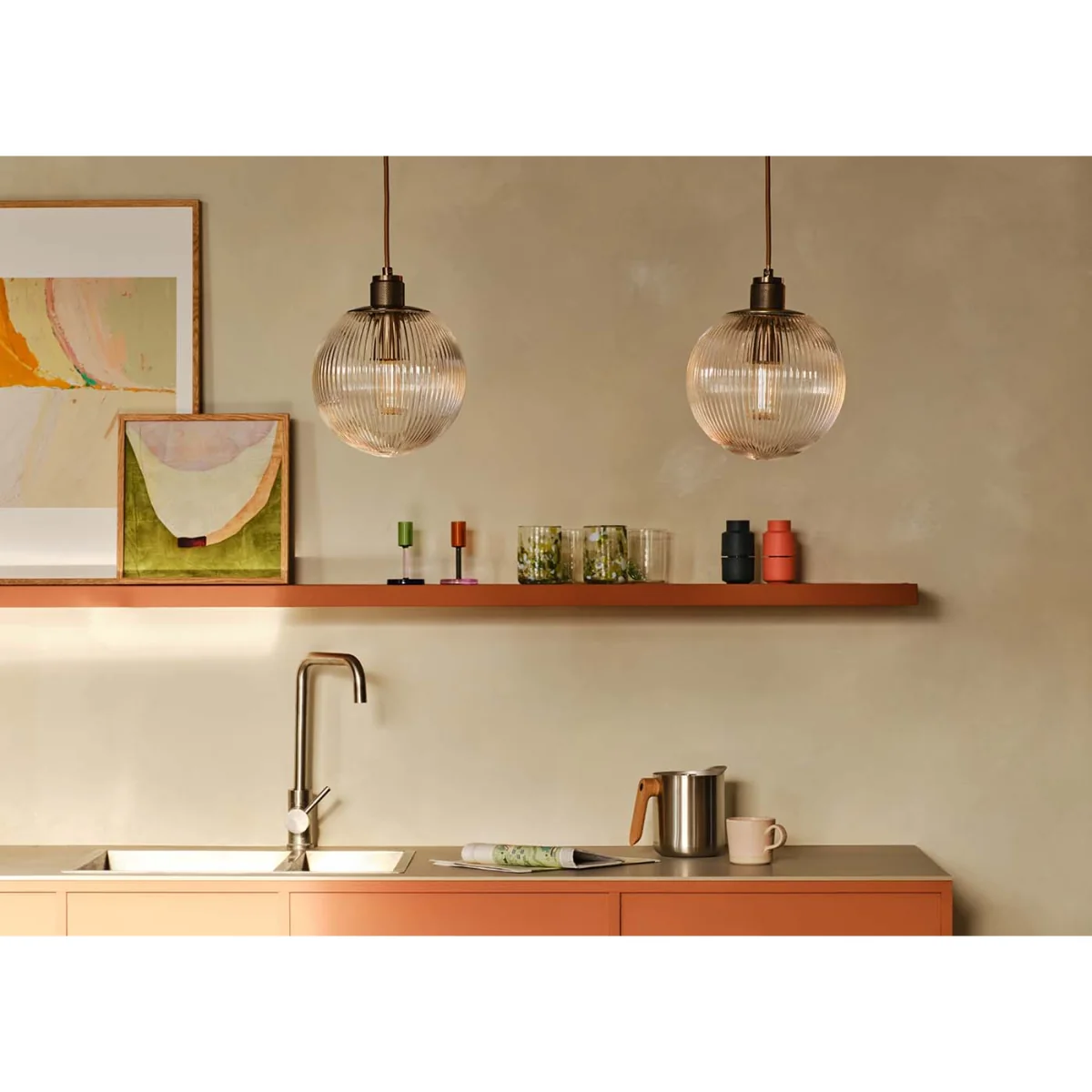 Heal's Mortimer Prismatic Globe Pendant Light – image 3