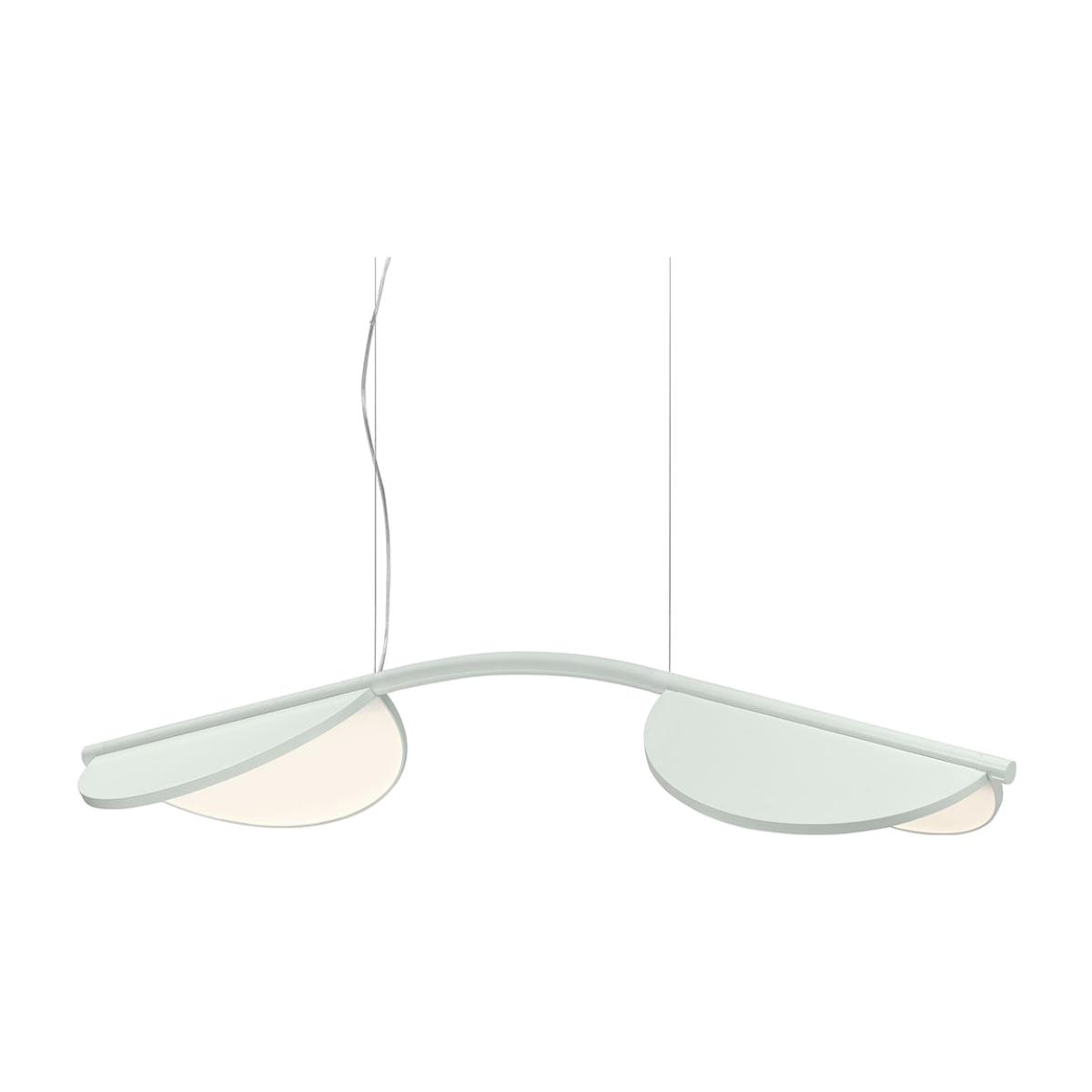 Flos Almendra Arc LED Pendant Light S2 Short Off White – image 1
