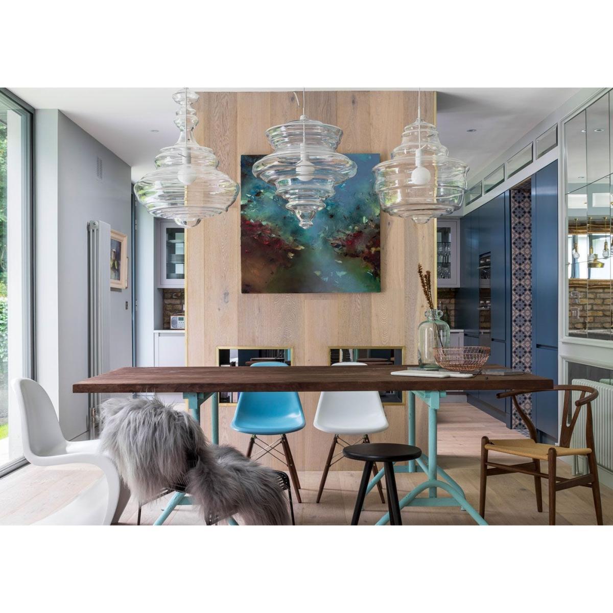 Lasvit Neverending Glory Pendant Light Prague Estates Opal Small - Heal's UK Lighting – image 3