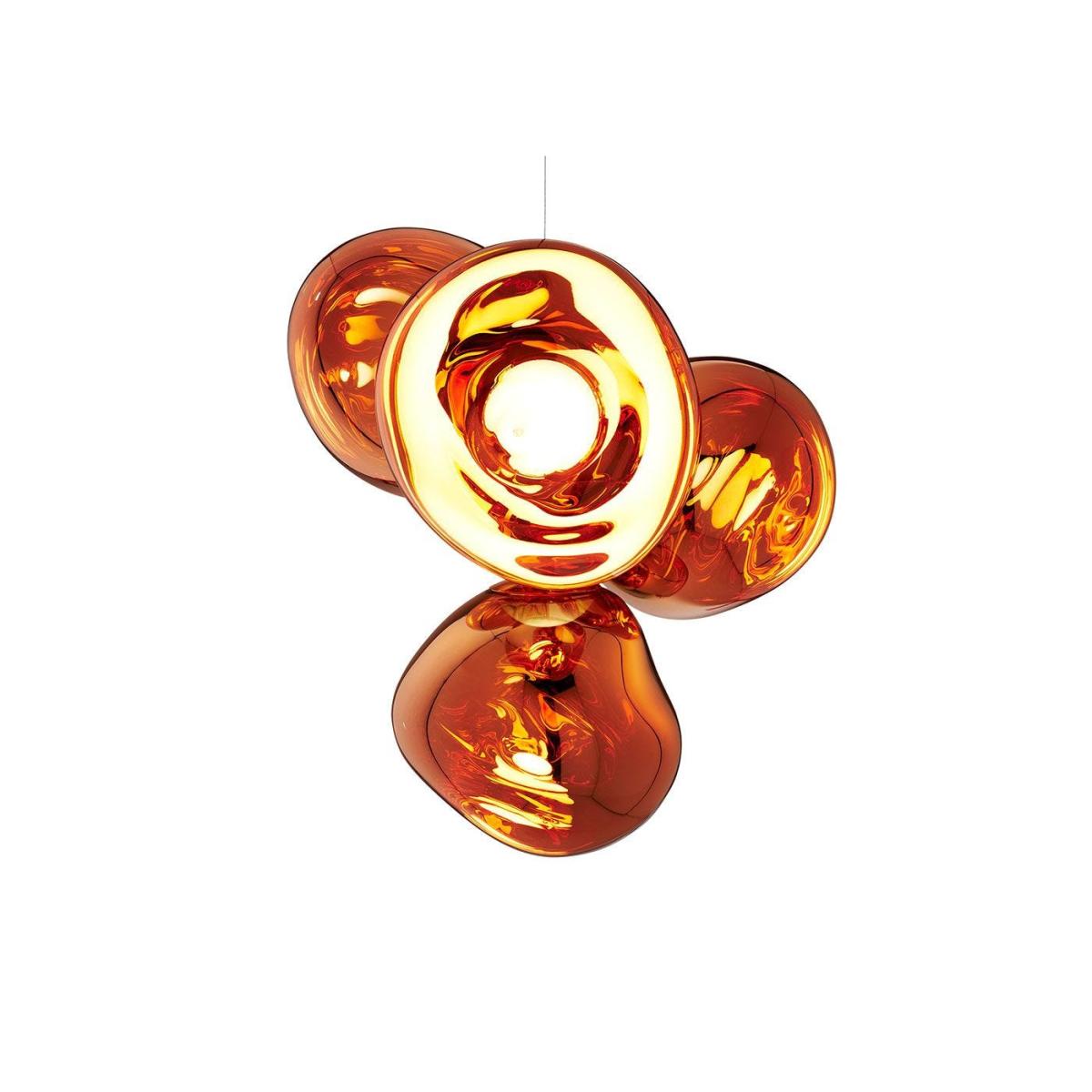 Tom Dixon Melt LED Chandelier Smoke Small - Heal's UK Lighting – image 2