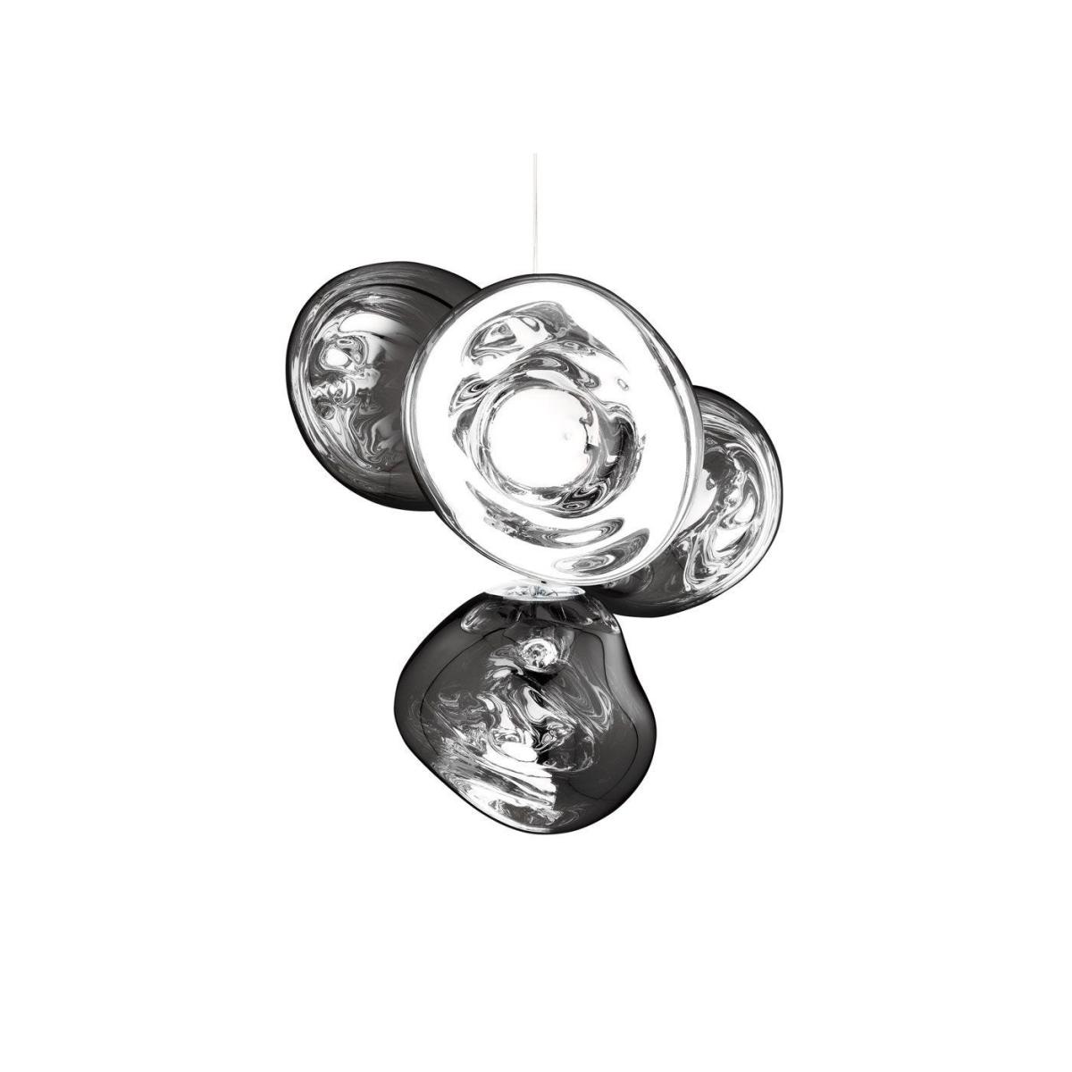 Tom Dixon Melt LED Chandelier Smoke Small - Heal's UK Lighting – image 3