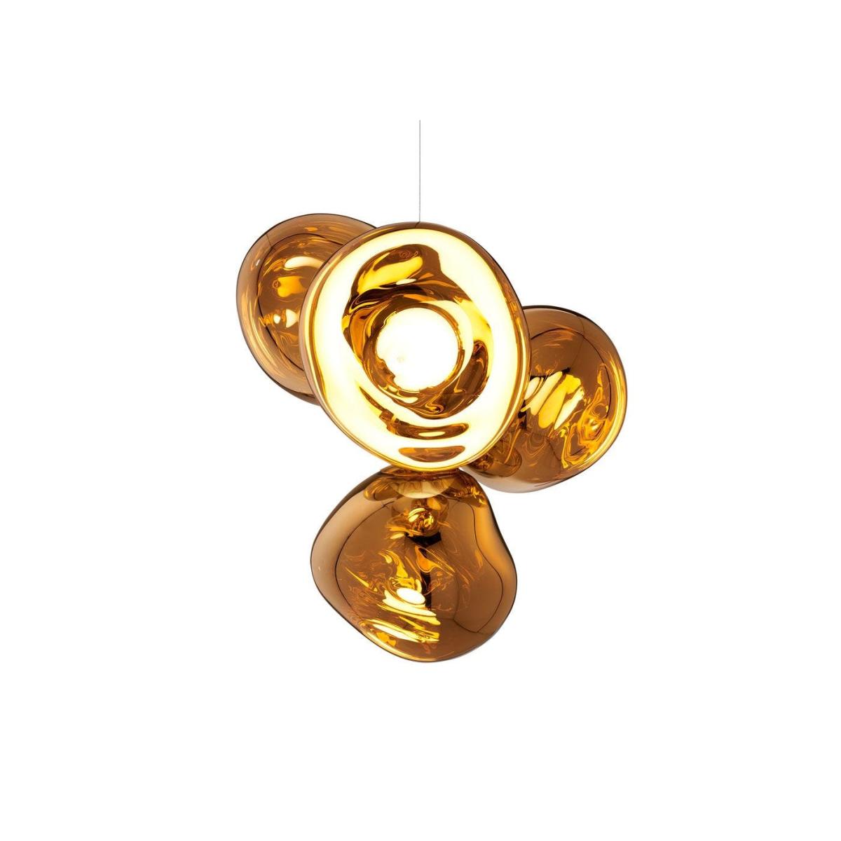 Tom Dixon Melt LED Chandelier Smoke Small - Heal's UK Lighting – image 4