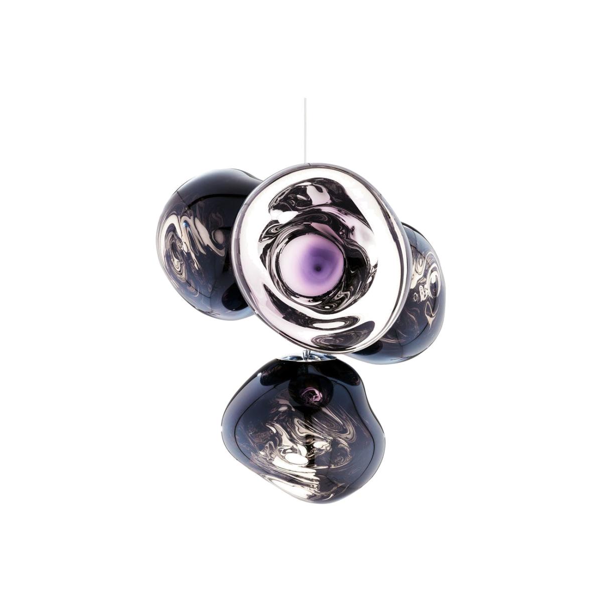 Tom Dixon Melt LED Chandelier Smoke Small - Heal's UK Lighting – image 1