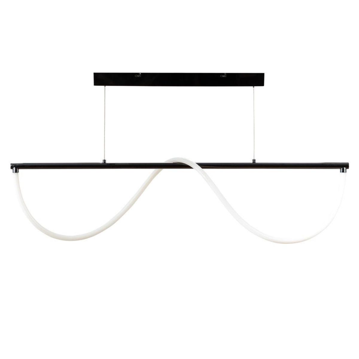Heal's Wave LED Long Pendant Light Glossy White – image 3
