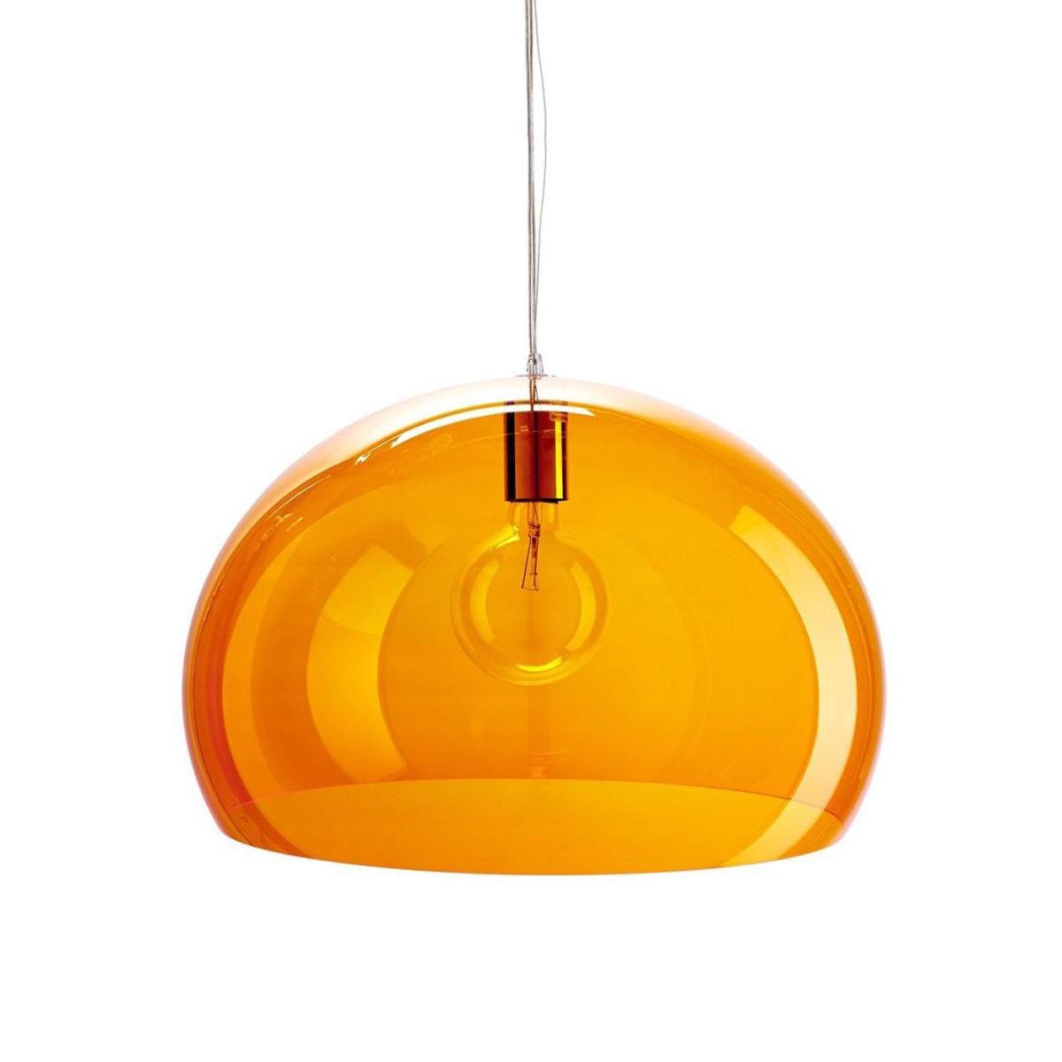 Kartell FLY Light Blue Transparent Pendant - Heal's UK Lighting – image 2