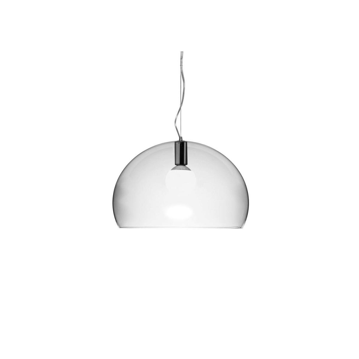 Kartell FLY Light Blue Transparent Pendant - Heal's UK Lighting – image 14