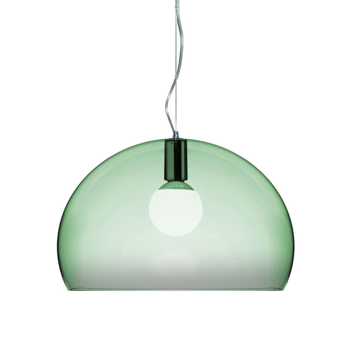 Kartell FLY Light Blue Transparent Pendant - Heal's UK Lighting – image 5
