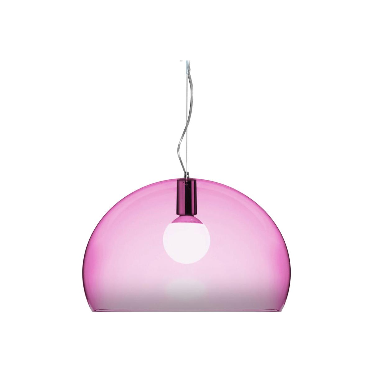 Kartell FLY Light Blue Transparent Pendant - Heal's UK Lighting – image 1