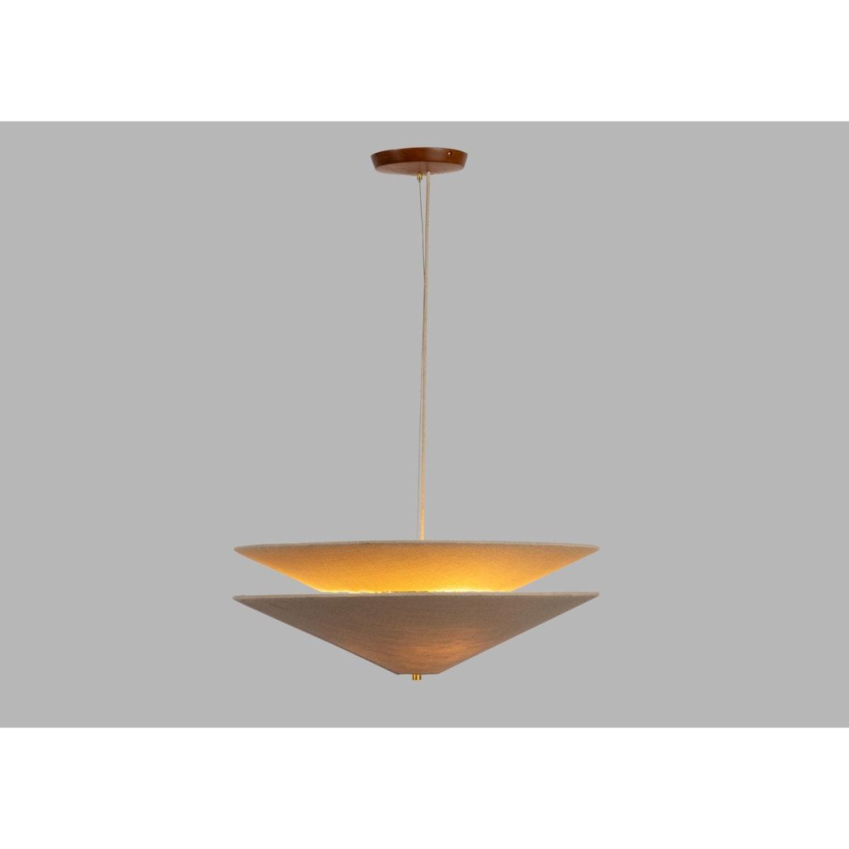 Heal's Osaka 2 Tiered Pendant Light Natural – image 4