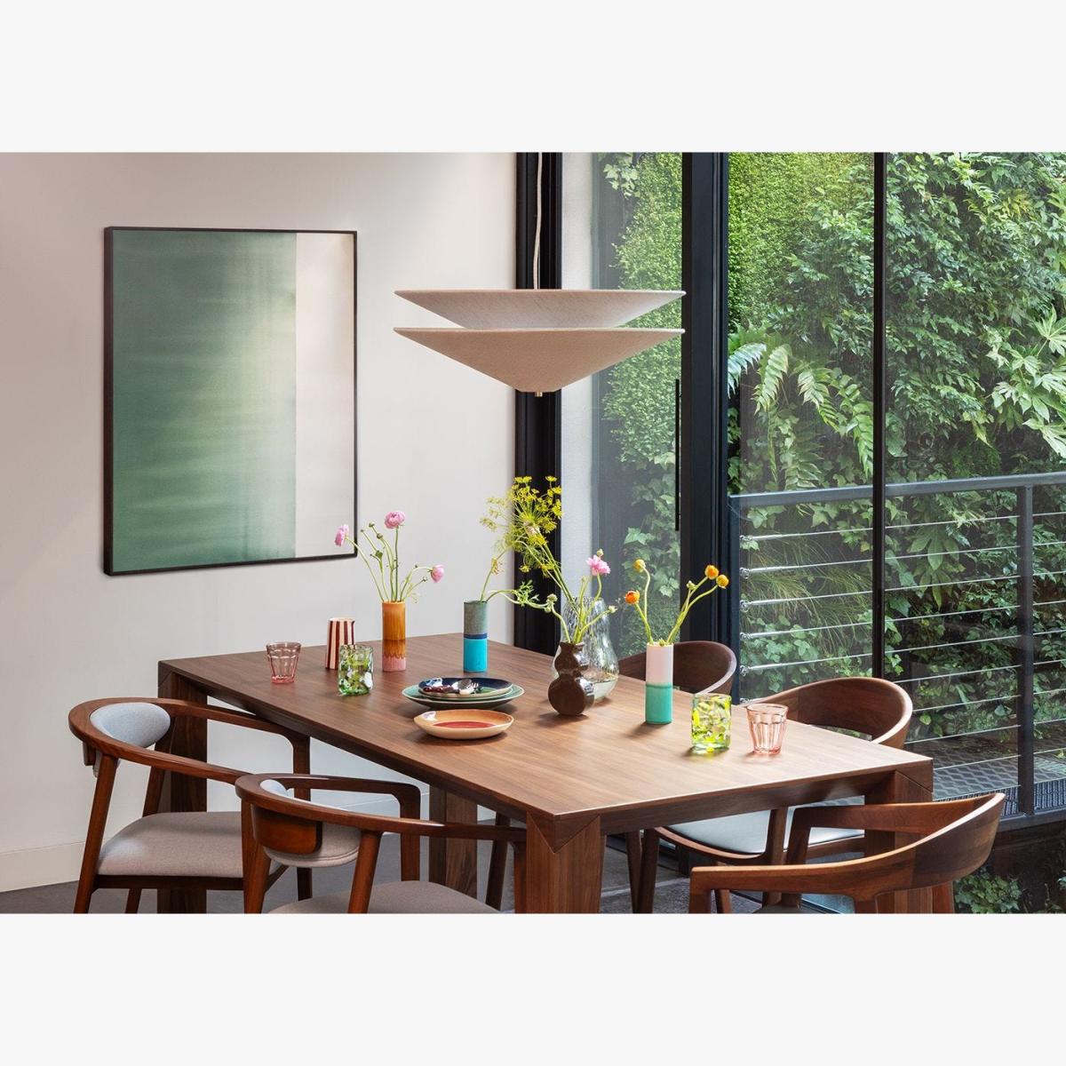 Heal's Osaka 2 Tiered Pendant Light Natural – image 1