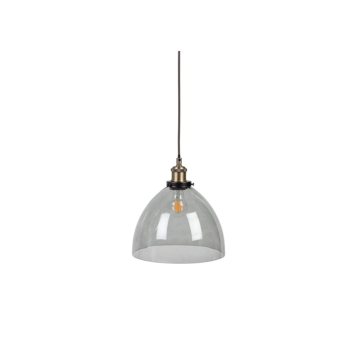 Heal's Olson Dome Glass Pendant Smoke Large - Heal's UK Lighting – image 4