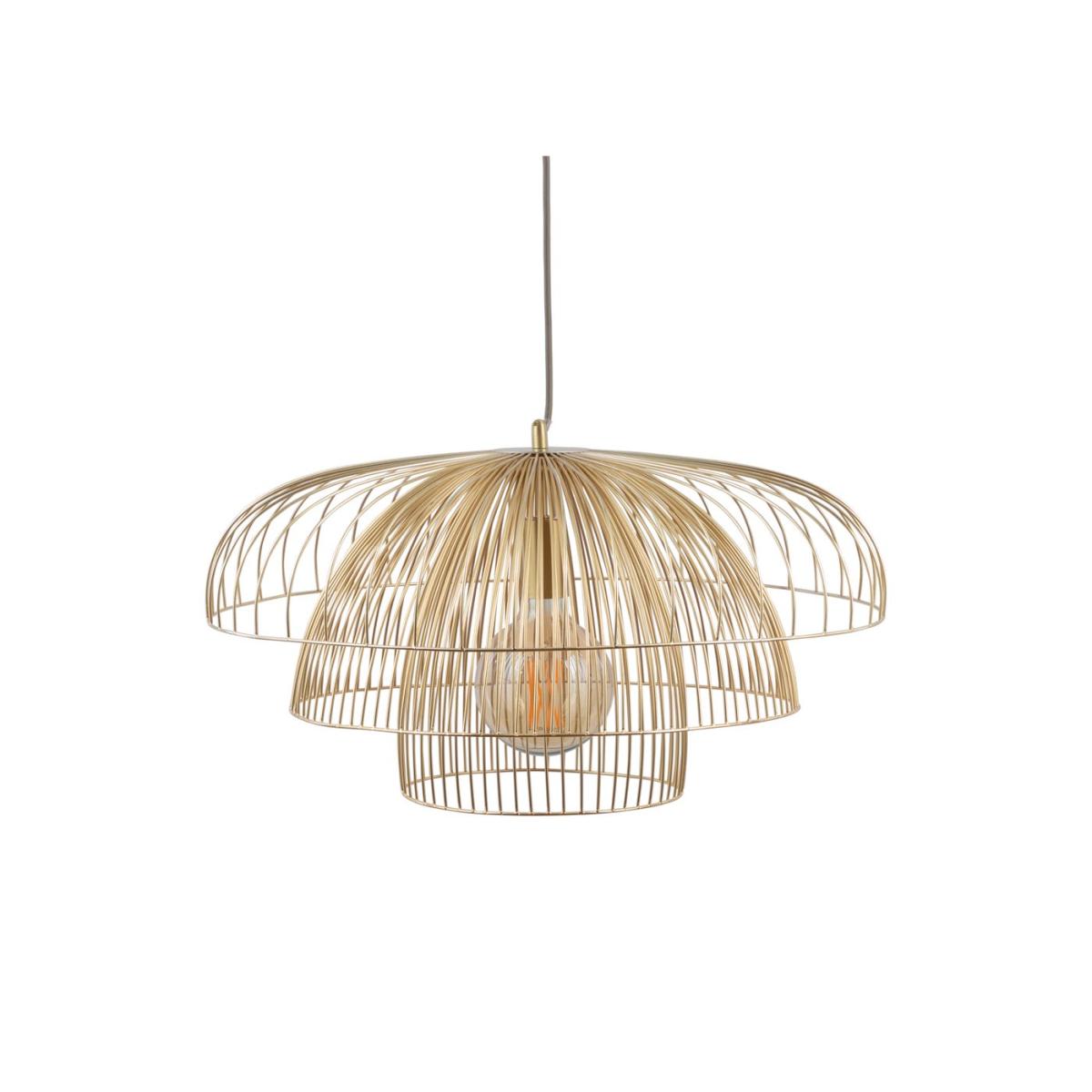 Heal's Makiko Pendant Light Satin Brass Large – image 2