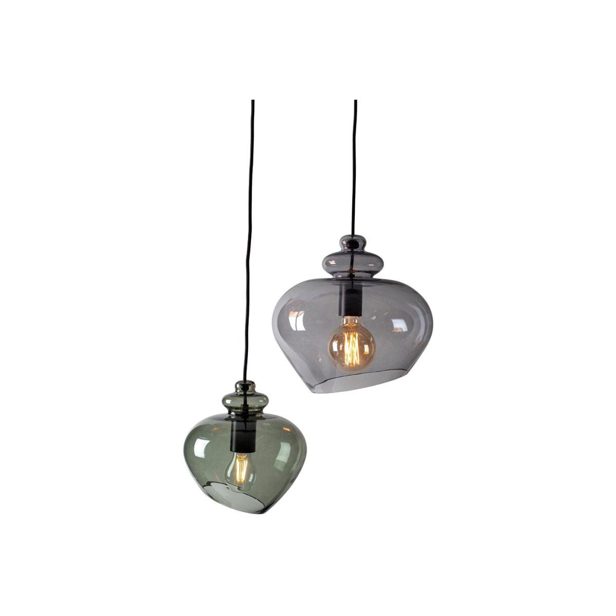 Heal's Grace Pendant Smoke Black Fitting Large - Heal's UK Lighting – image 1