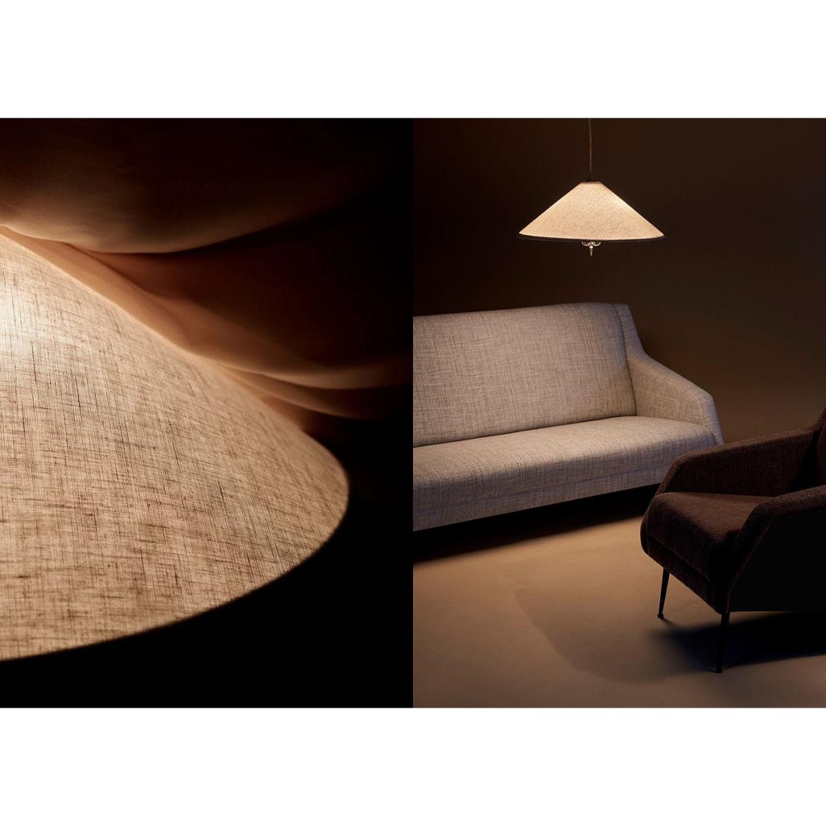 Gubi 1967 Pendant Light Brass/Canvas – image 3