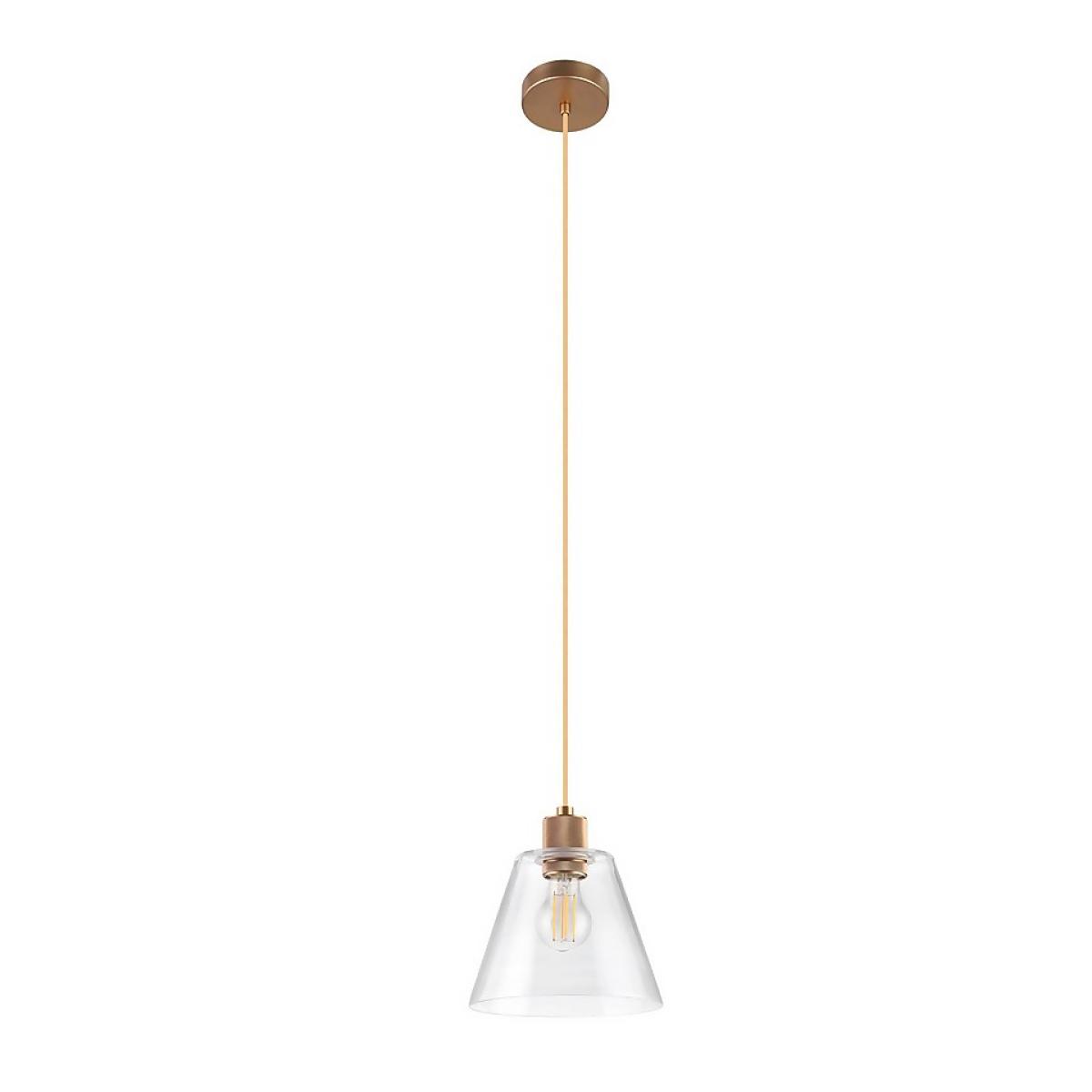 Eglo Copley Pendant Ceiling Light - Soft Gold & Clear – image 2