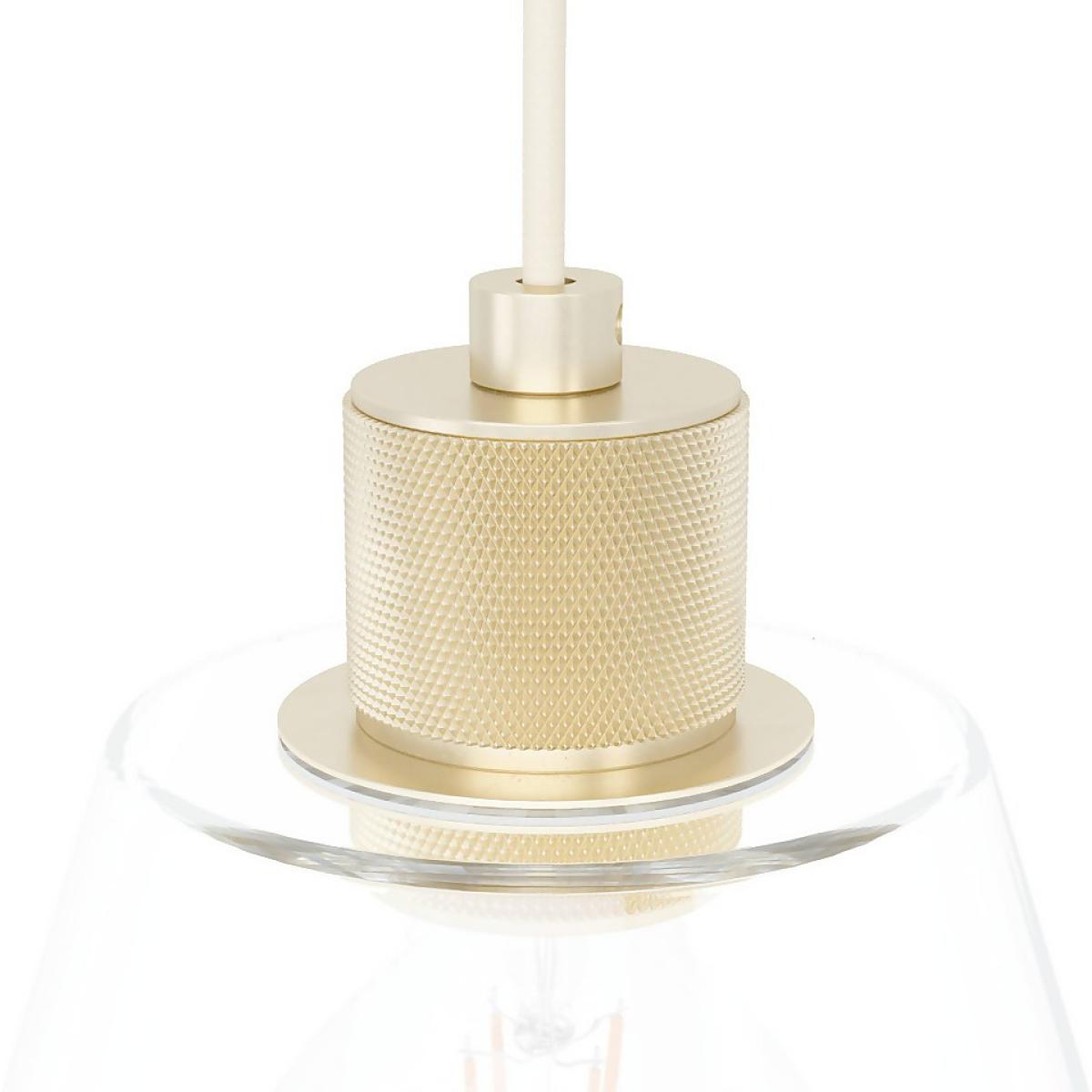 Eglo Copley Pendant Ceiling Light - Soft Gold & Clear – image 3