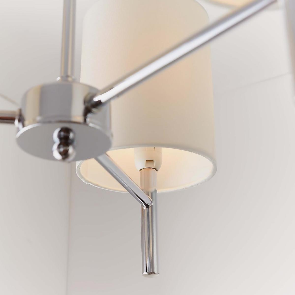 Kari 3 Light Semi Flush Ceiling Light - Chrome – image 6