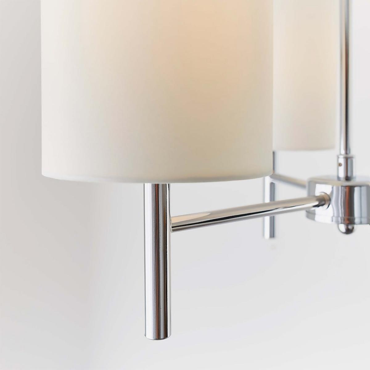 Kari 3 Light Semi Flush Ceiling Light - Chrome – image 7