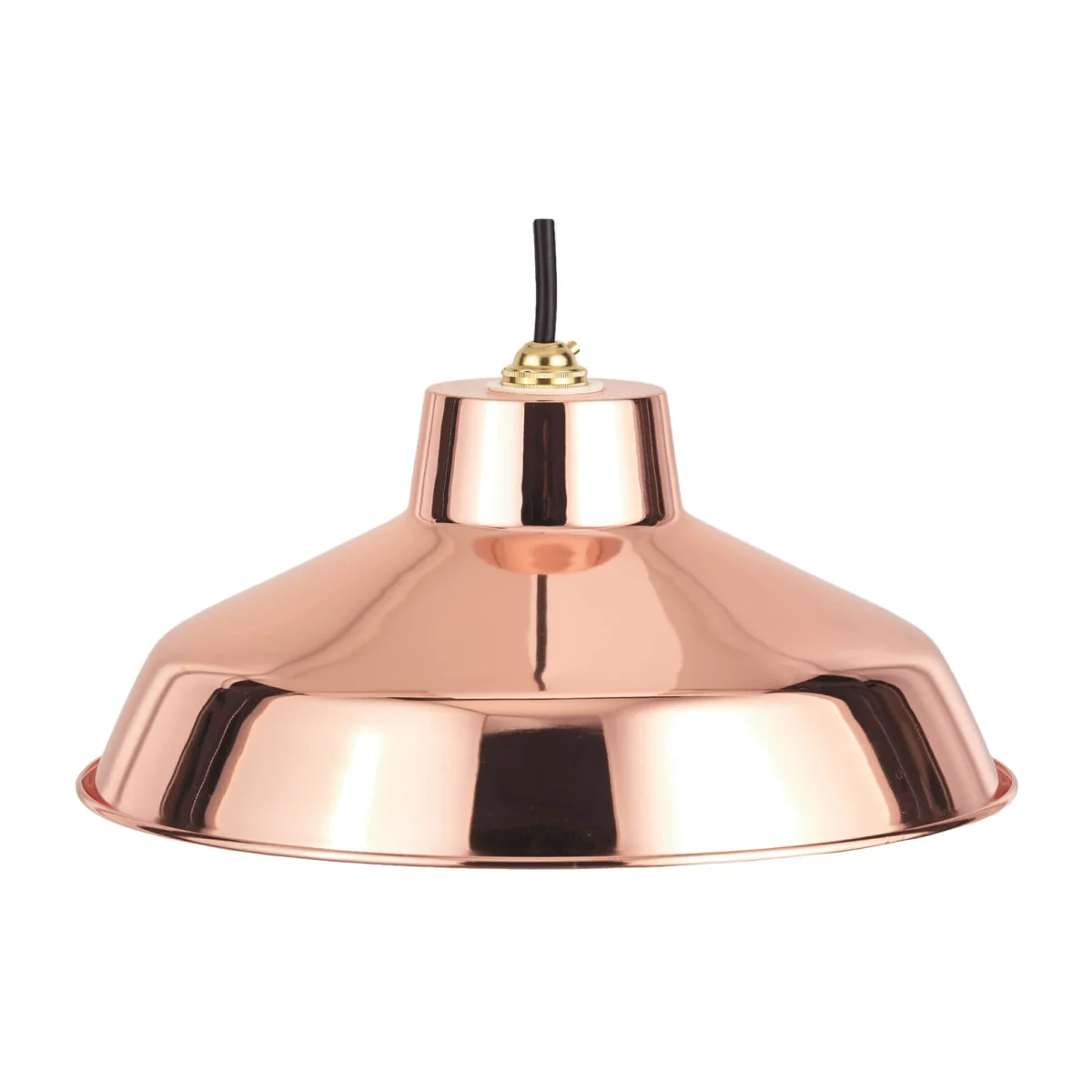 Retro Metal Easy Fit Pendant Light Shade - Copper