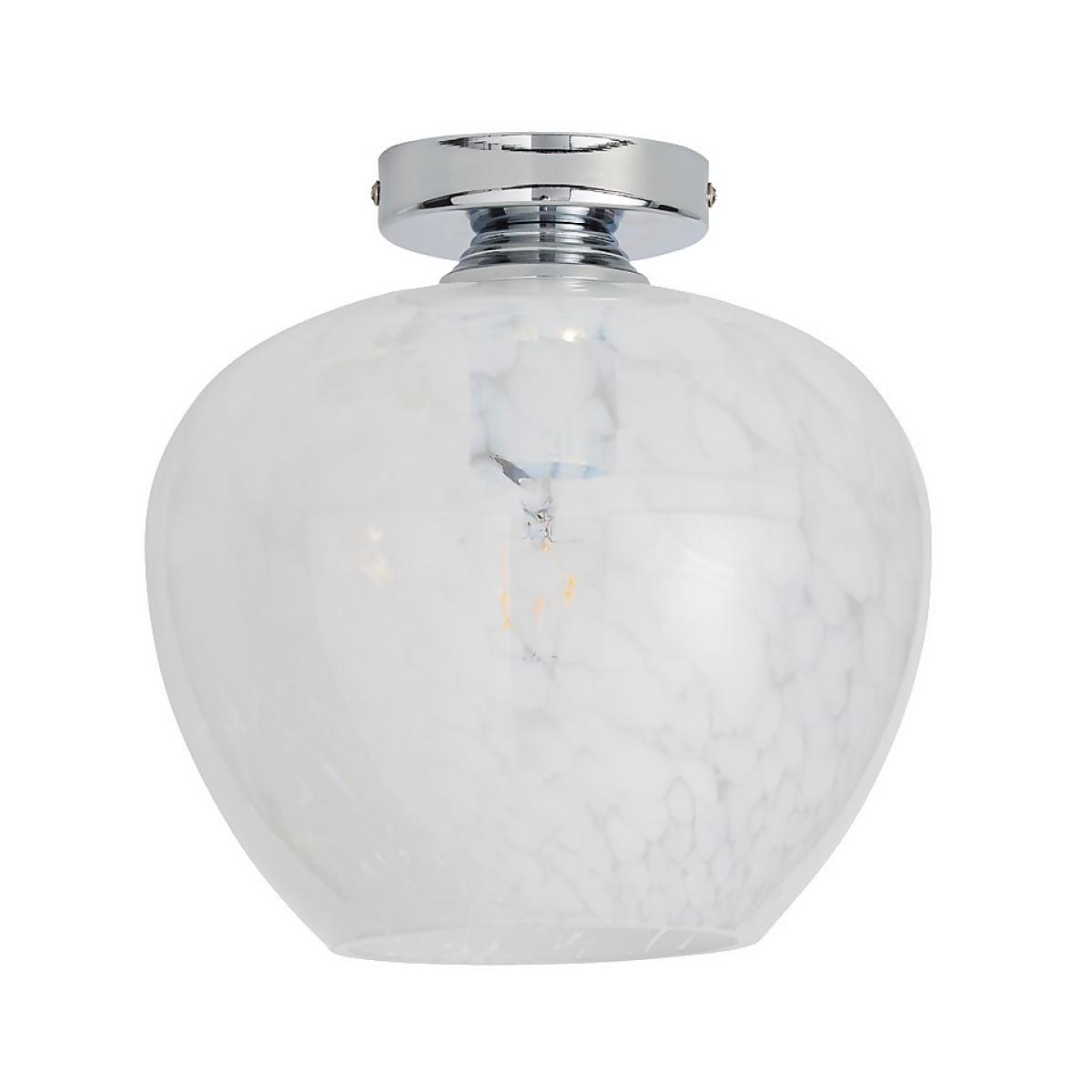 Fletcher Glass Flush Ceiling Light – image 3