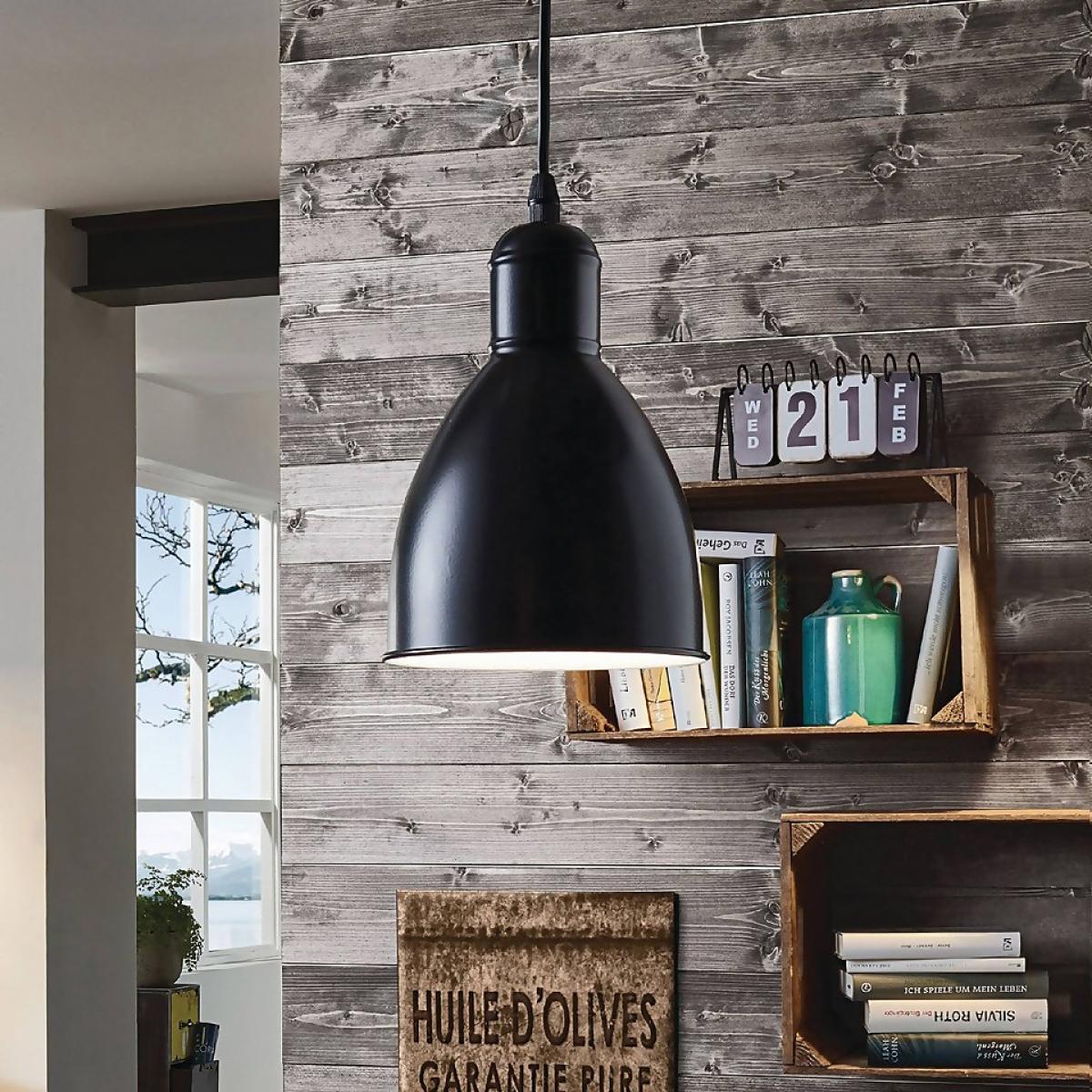 Eglo Priddy Pendant Ceiling Light - Black – image 3