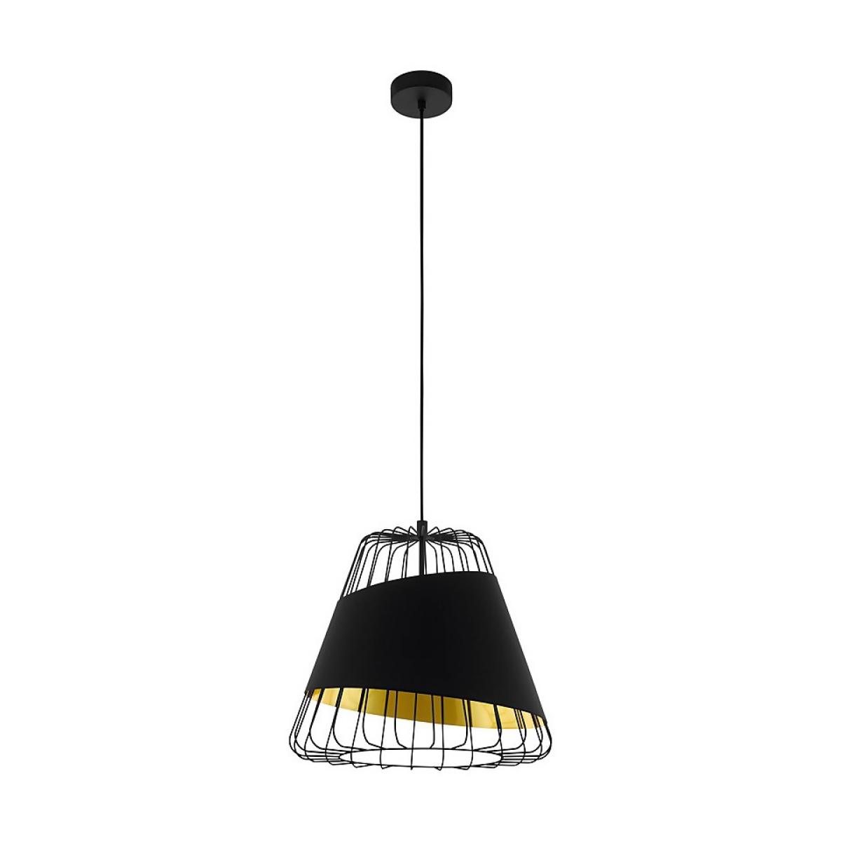 Eglo Austell Pendant Ceiling Light - Black & Gold – image 2