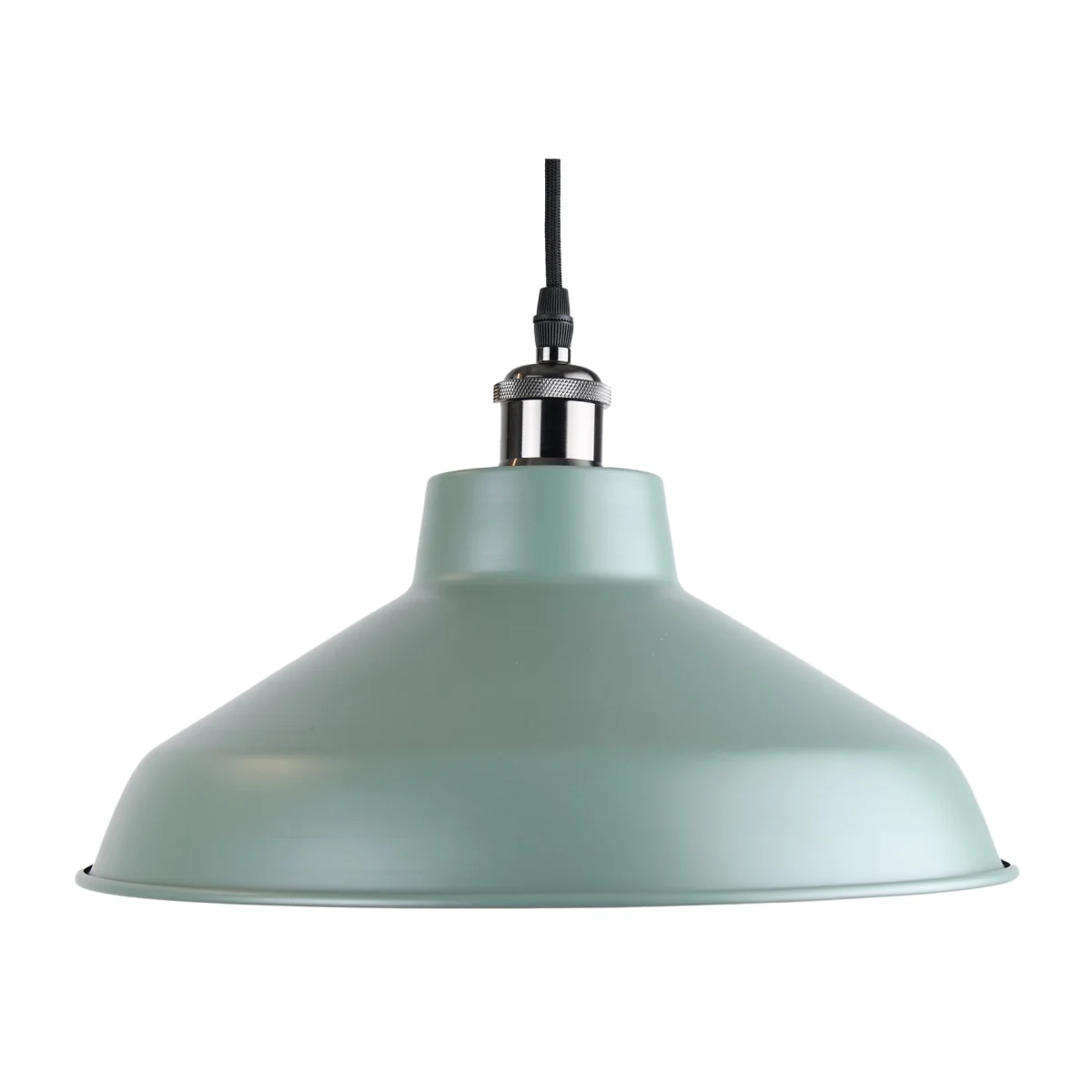 Retro Metal Easy Fit Pendant Light Shade - Green