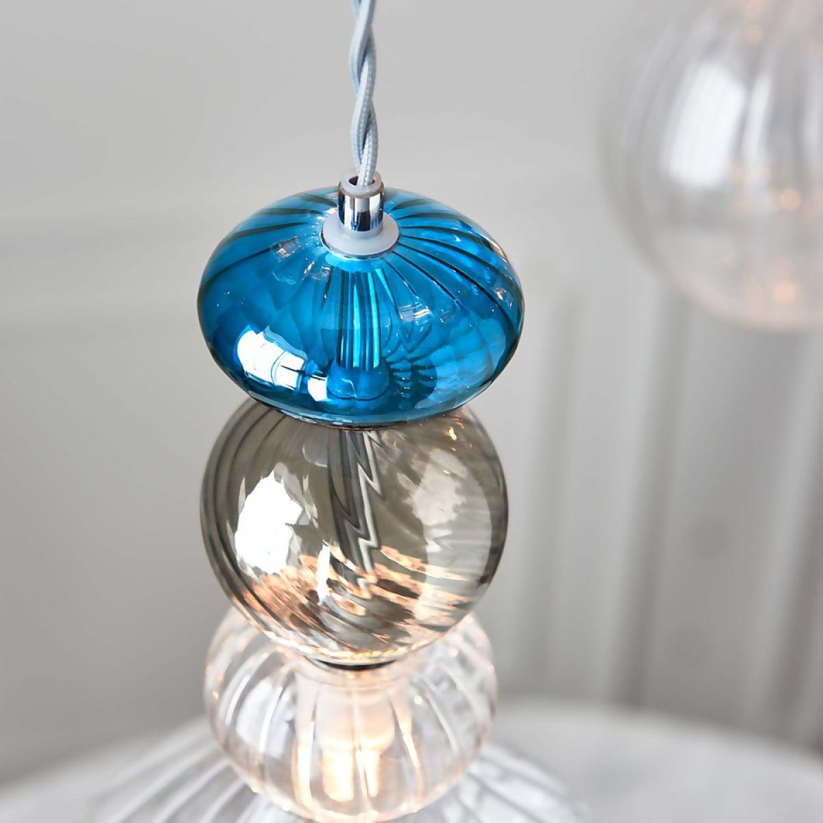 Elgin Cluster Pendant Ceiling Light - Multicoloured & Chrome – image 7