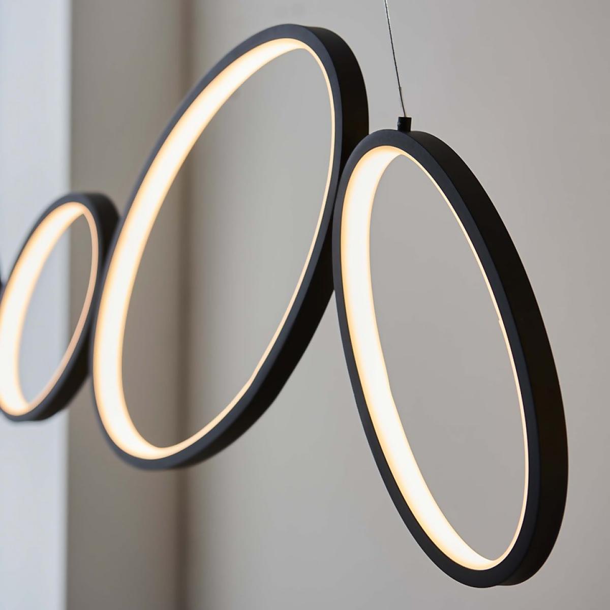 Torbeg Integrated LED Pendant Ceiling Light - Black – image 7