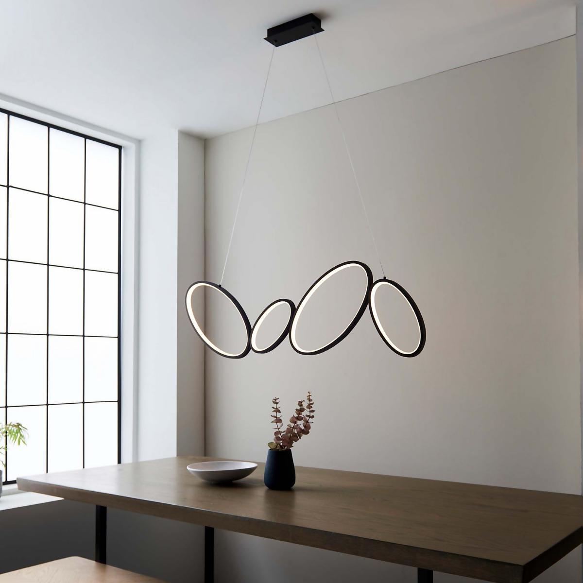 Torbeg Integrated LED Pendant Ceiling Light - Black – image 1