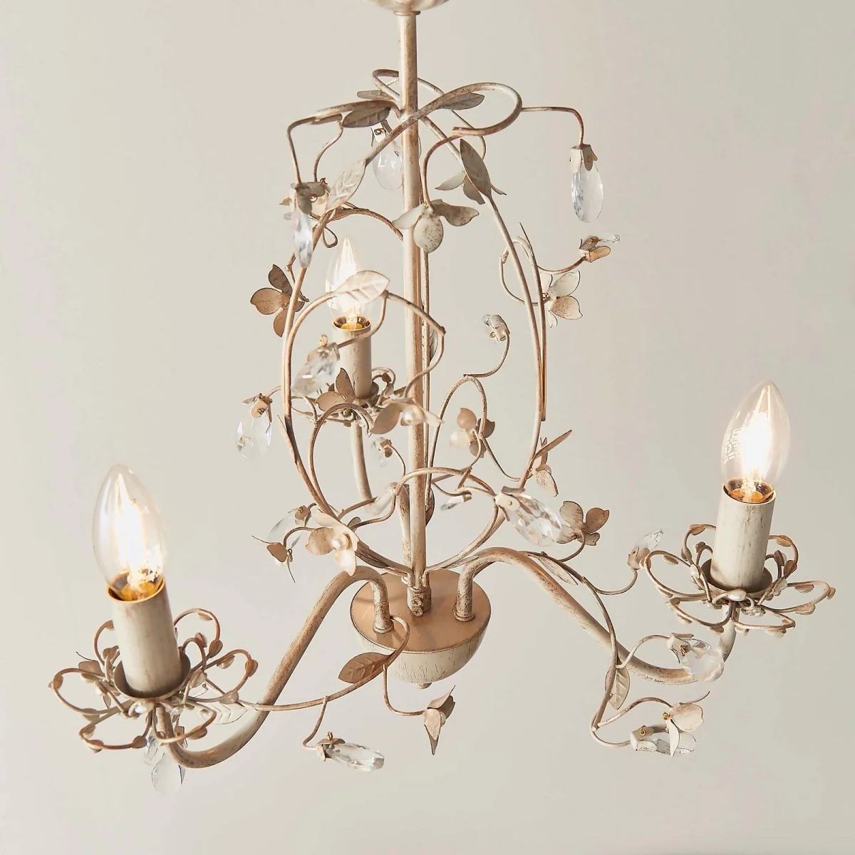 Isabel 3 Light Pendant Light - Cream