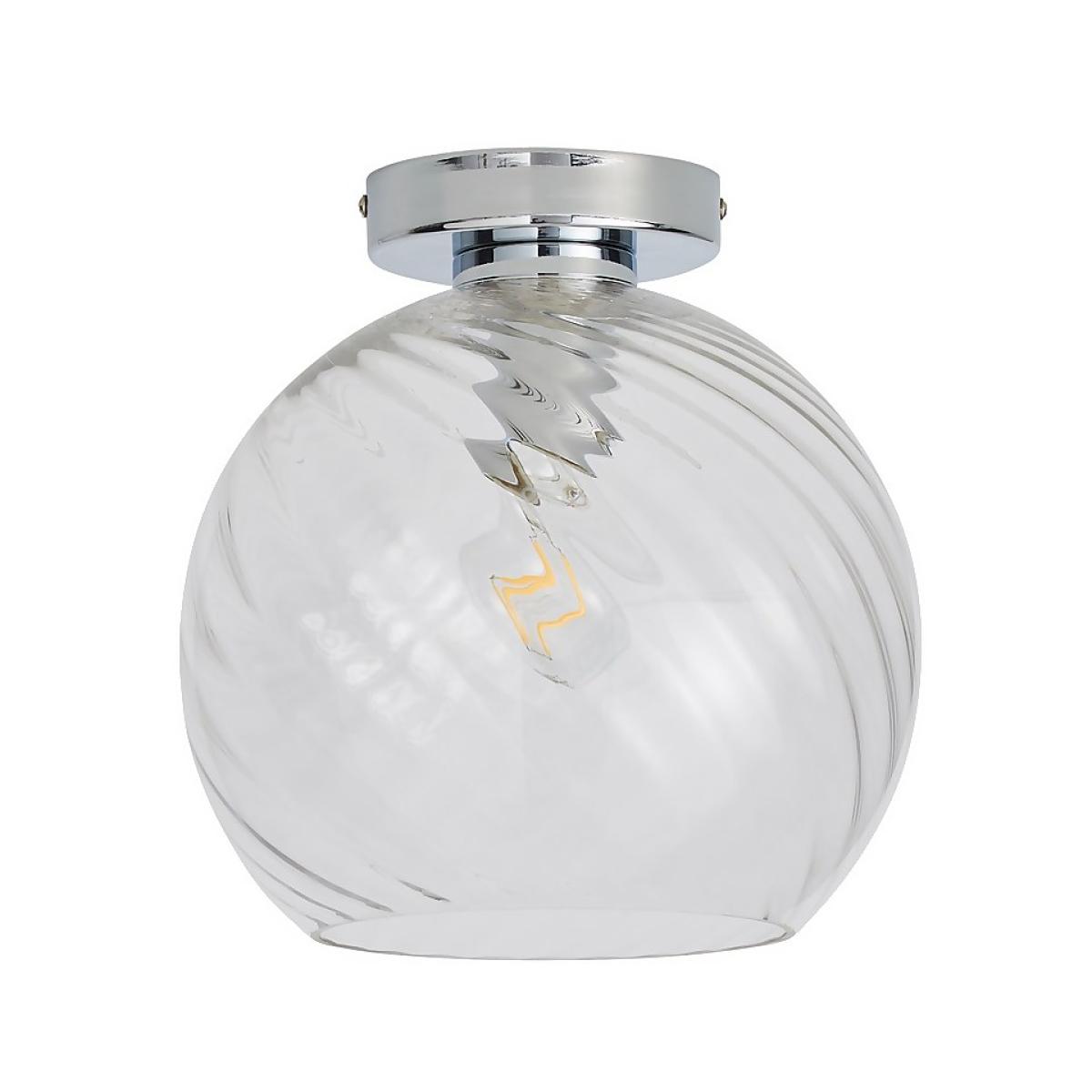 Amy Glass Flush Ceiling Light – image 3