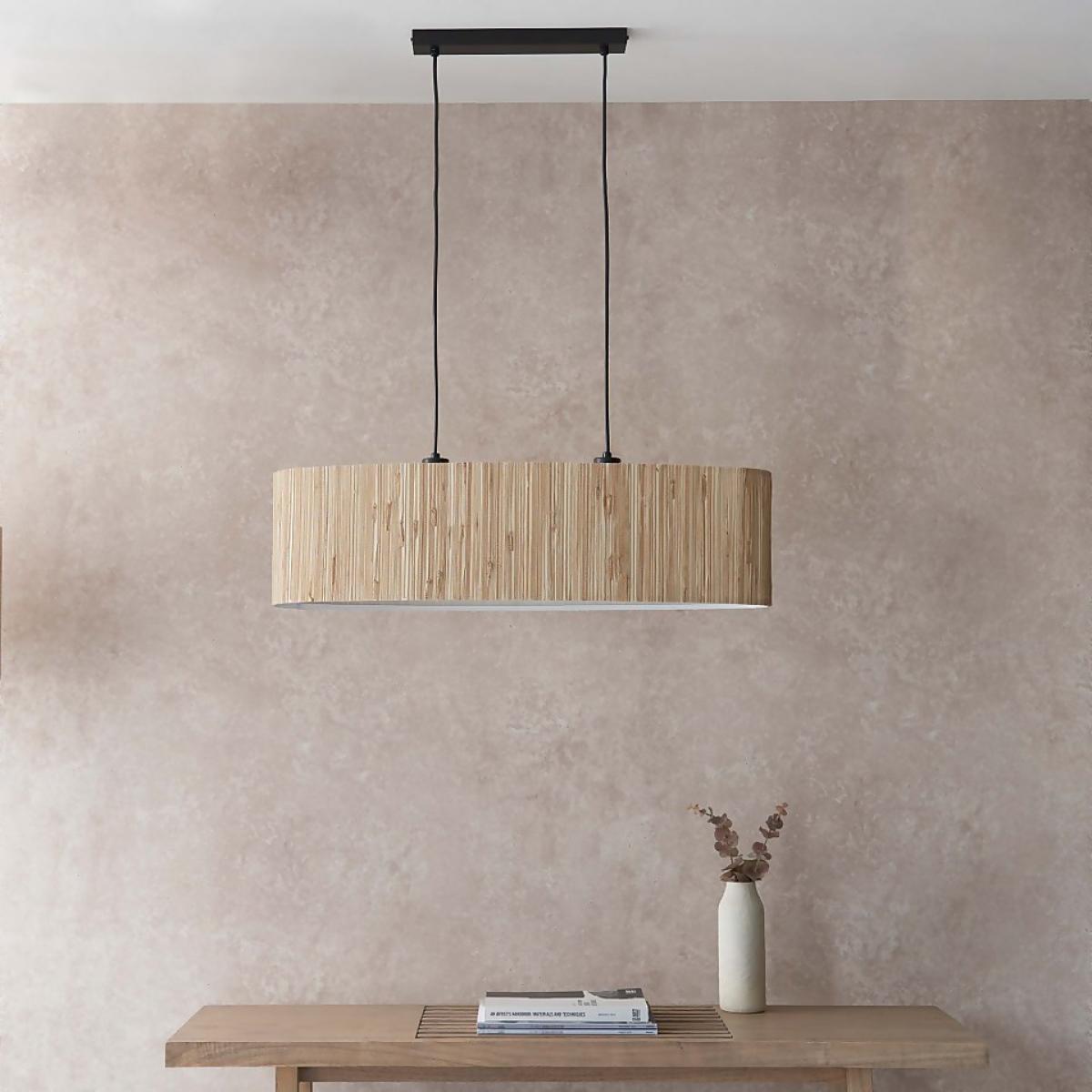 Caen Linear Pendant Ceiling Light - Natural – image 3