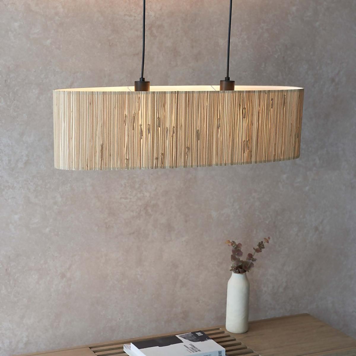 Caen Linear Pendant Ceiling Light - Natural – image 5