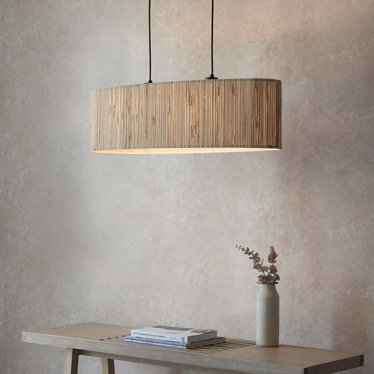Caen Linear Pendant Ceiling Light - Natural – image 6