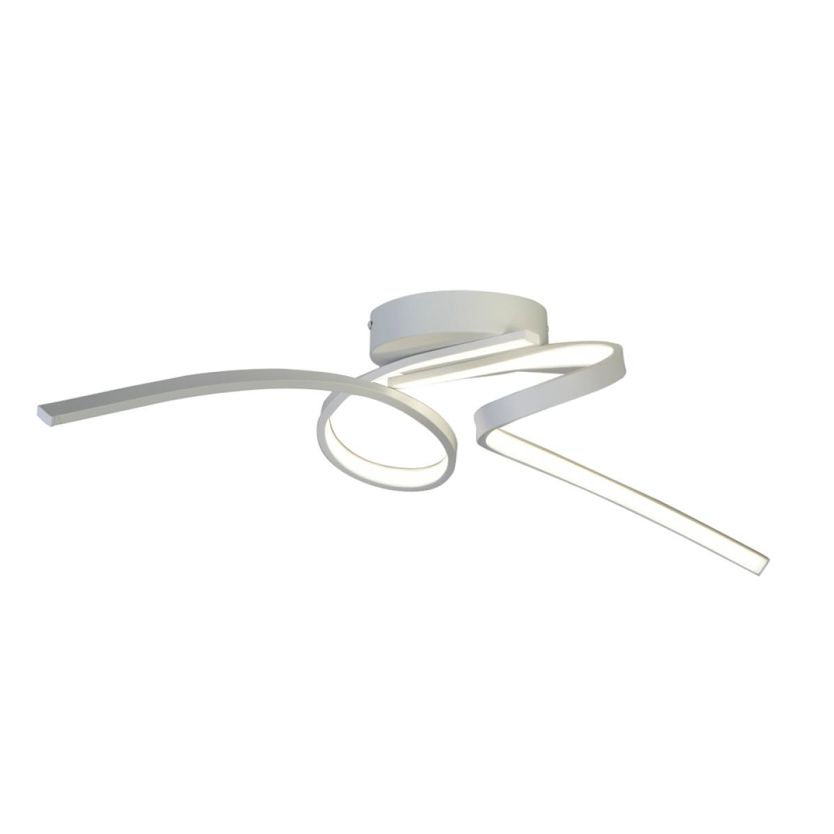 Houston LED Flush Ceiling Light - White – image 2