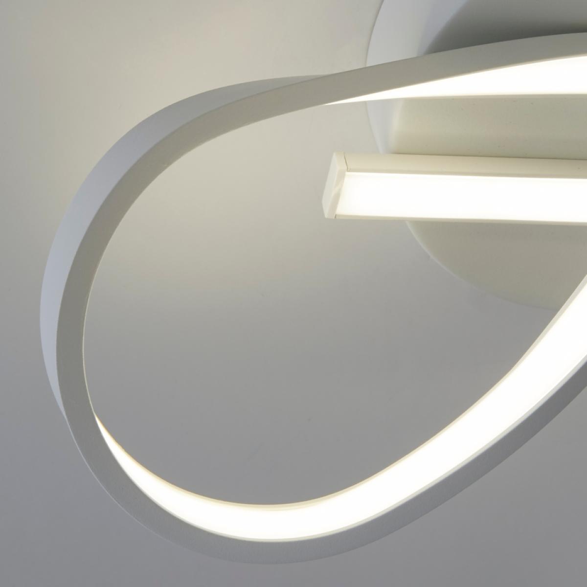 Houston LED Flush Ceiling Light - White – image 3